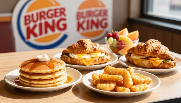 Burger King Breakfast Menu