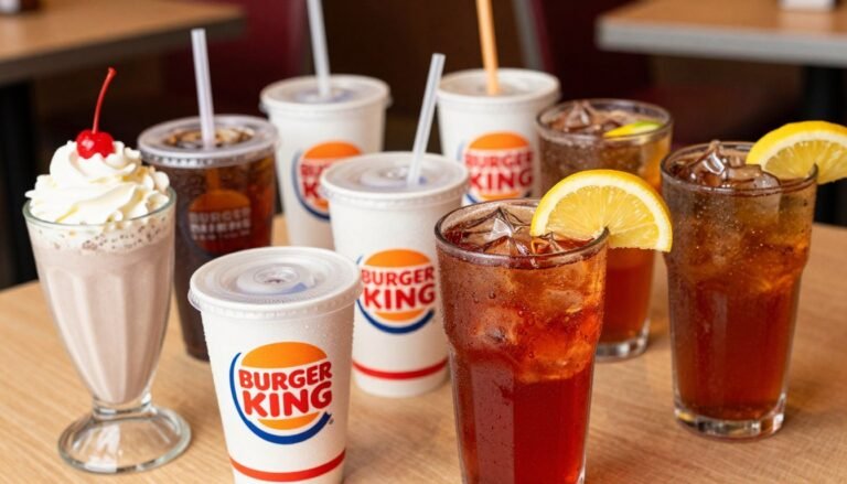 Burger King Drink Menu