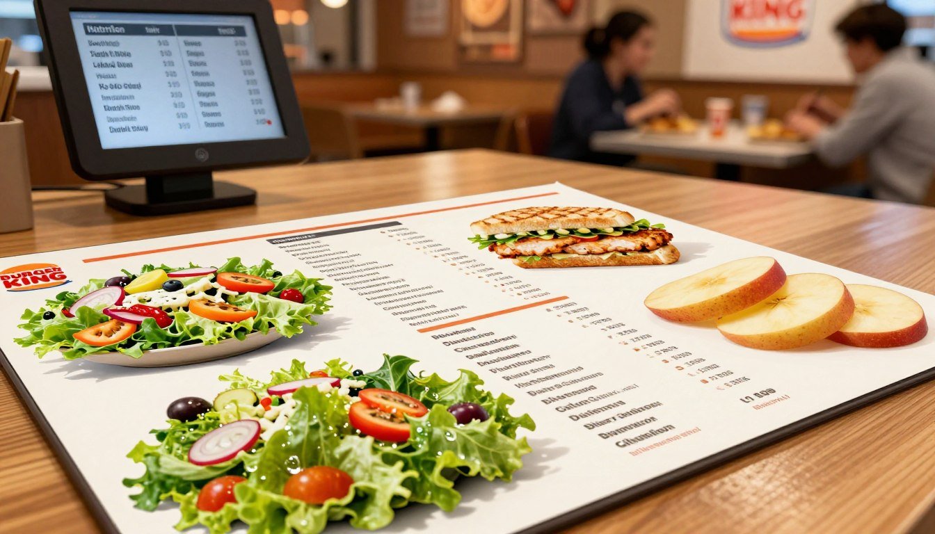 Burger King Nutrition Menu