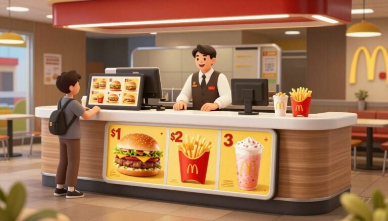 McDonald's $1 $2 $3 Menu with Prices