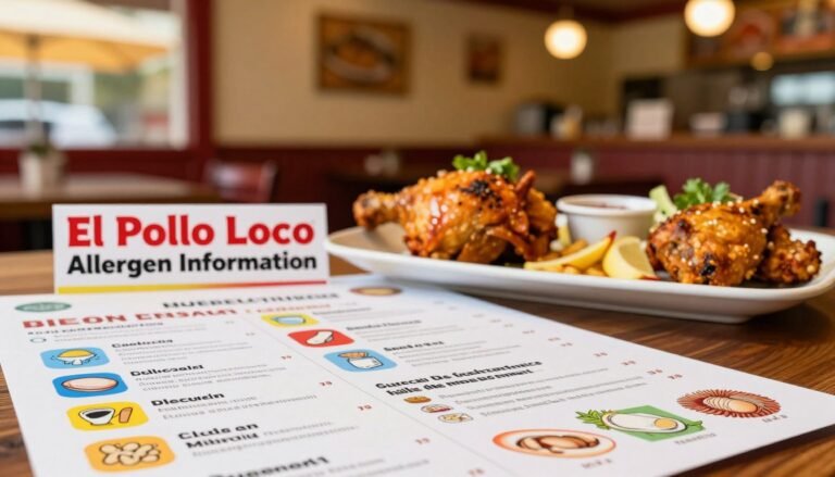 el pollo loco allergen menu