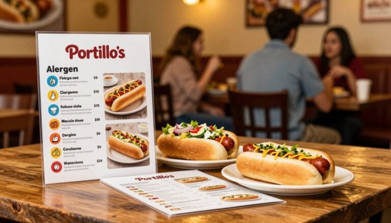 portillo's allergen menu