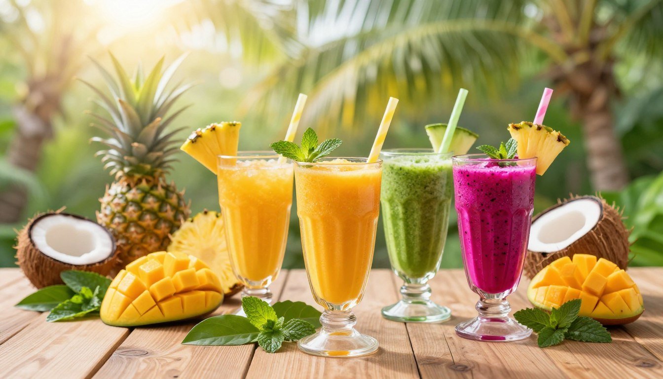 tropical smoothie menu