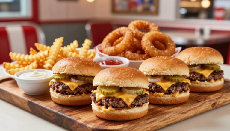 white castle burger menu