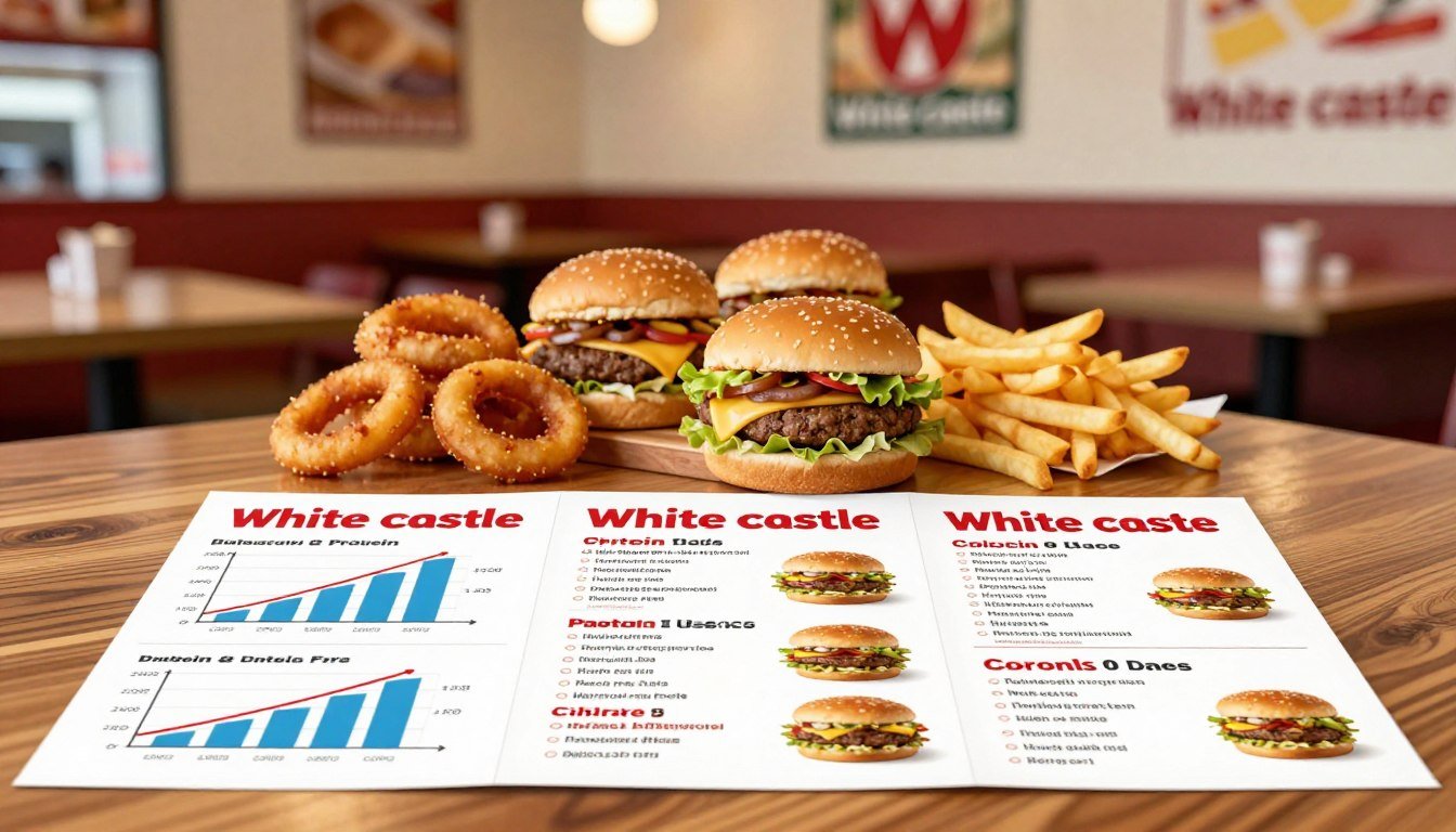 white castle menu nutrition